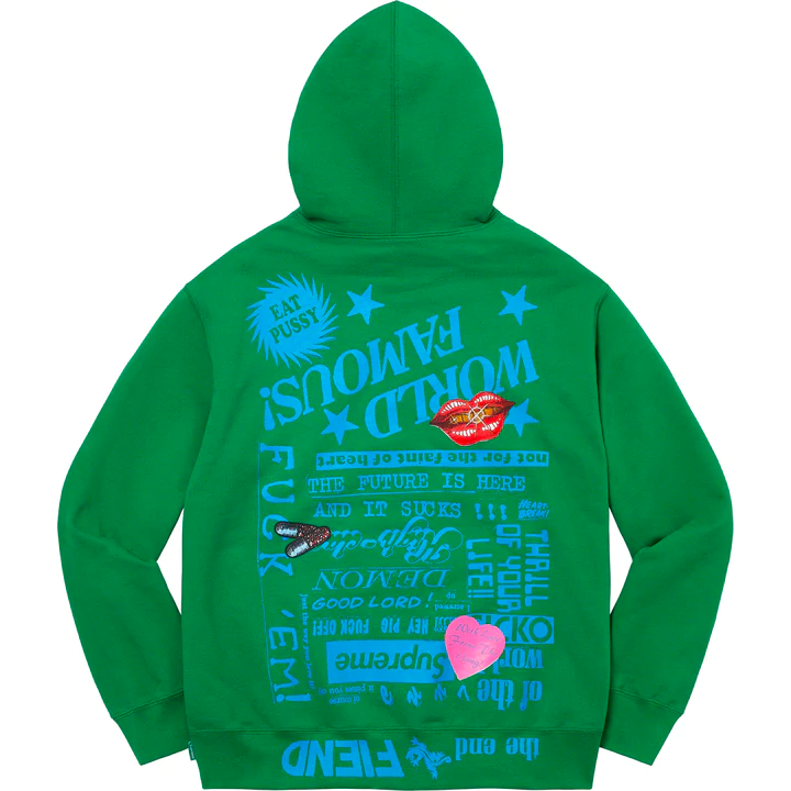 Supreme Fiend Green Hoodie