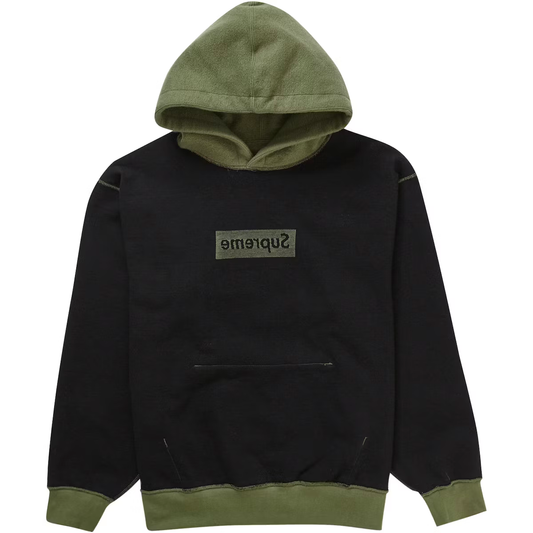 Supreme Inside Out Box Logo Green Hoodie