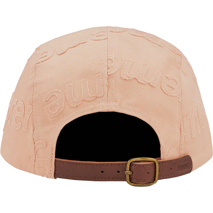 Supreme Lasered Twill Tan Camp Cap