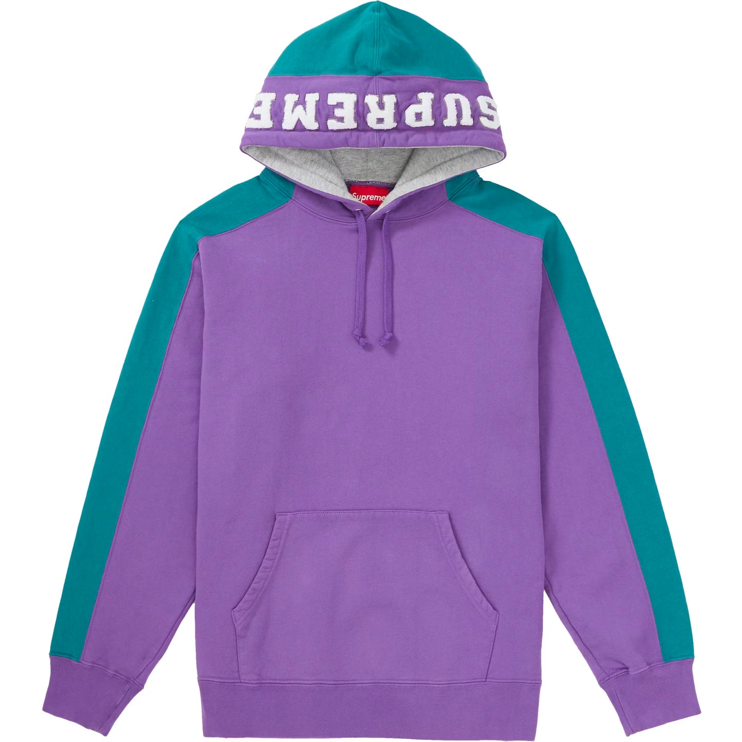 Supreme Paneled Violet Hoodie