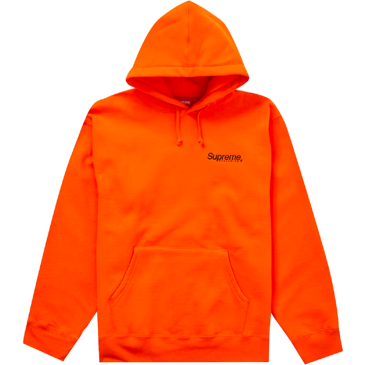 Supreme orange 2024 box logo