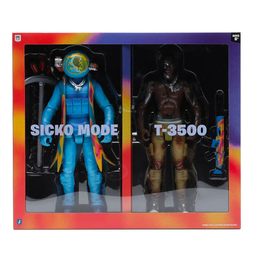 Travis Scott Cactus Jack Fortnite 12" Action Figure Duo Set