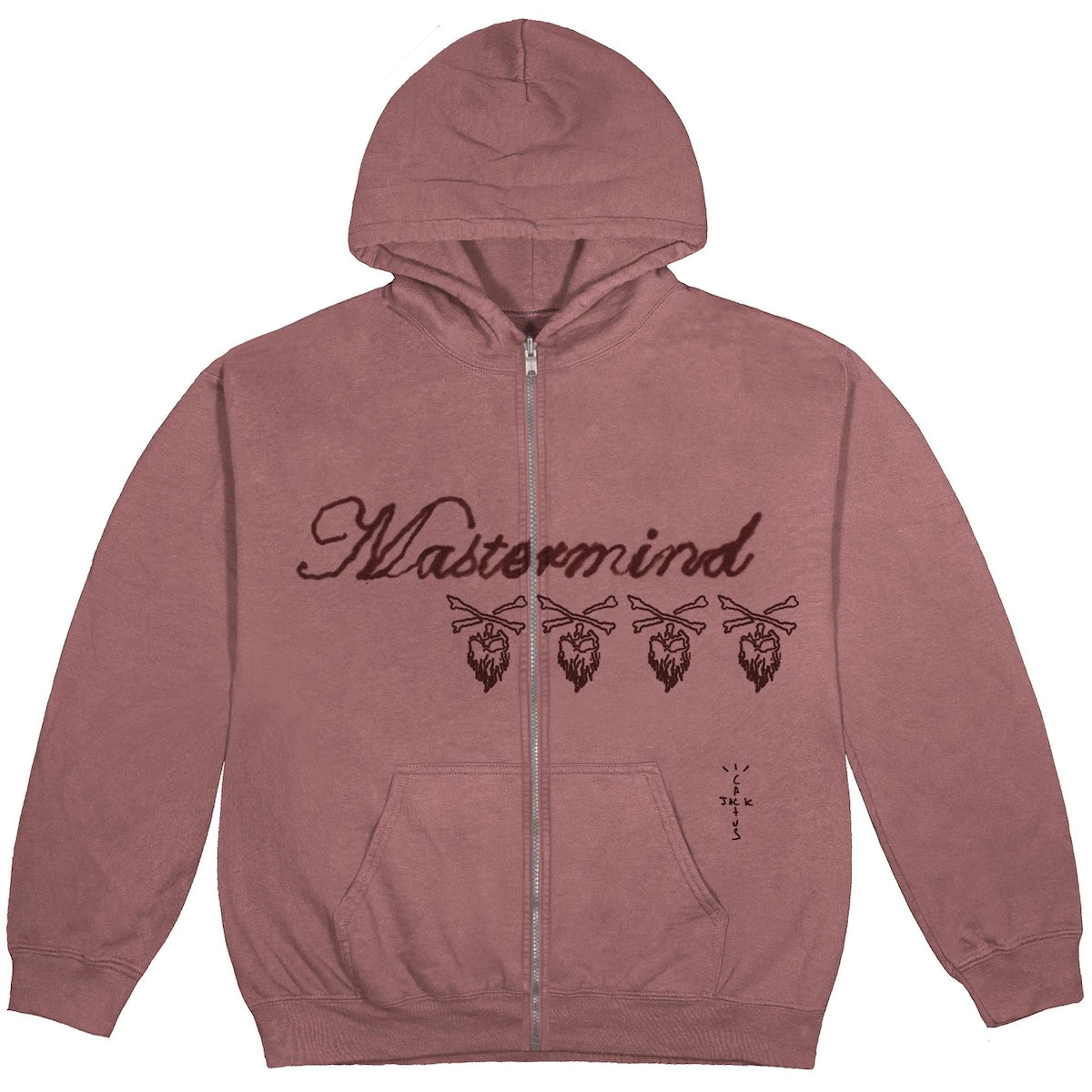 Travis Scott Cactus Jack For Mastermind Skull Medium Zip Up Hoodie