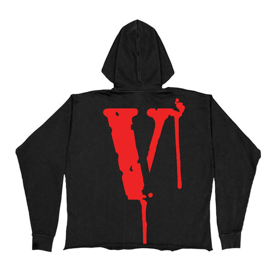 Vlone Laugh Now Cry Later Black Medium Hoodie