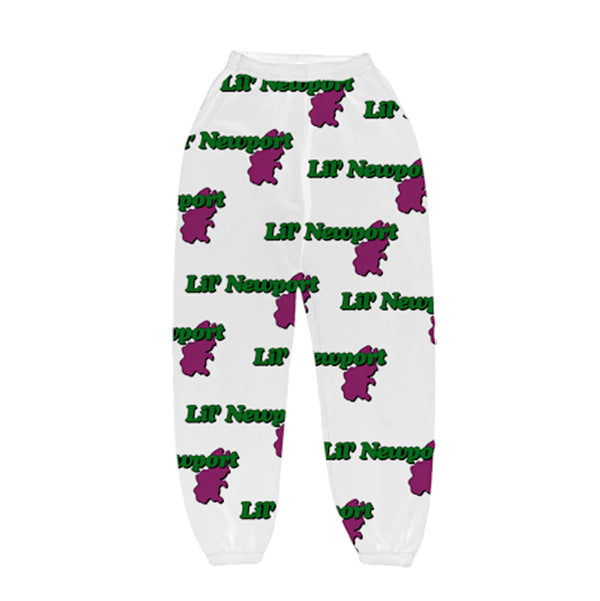 Vlone Yams Day Lil New Port White Medium Sweatpants