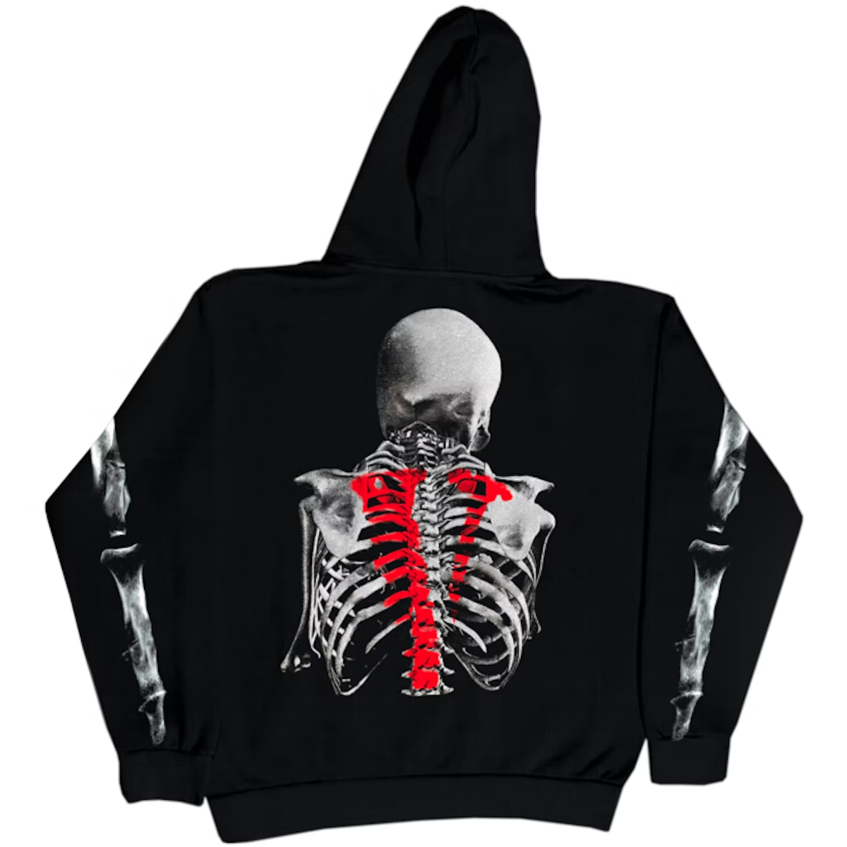 Vlone X NBA YoungBoy Bones Black Medium Hoodie