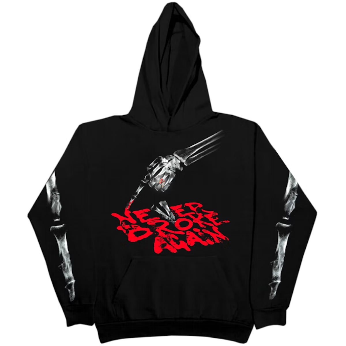 Vlone X NBA YoungBoy Bones Black Medium Hoodie