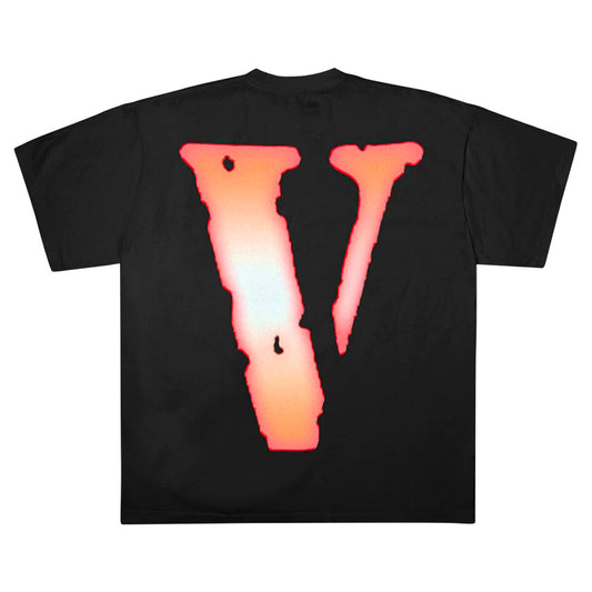 Vlone x Nav Demons Protected By Angels Black Large Tee