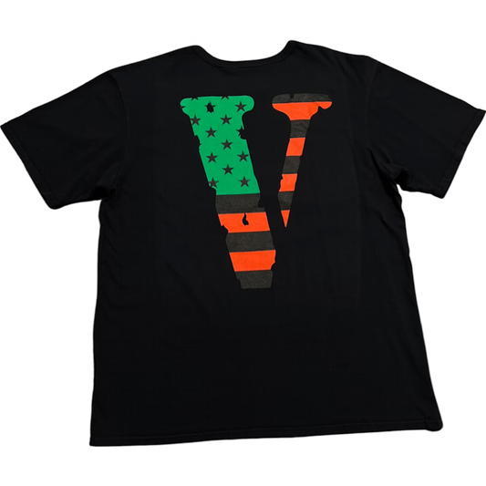 Vlone Power Staple Black Large Tee