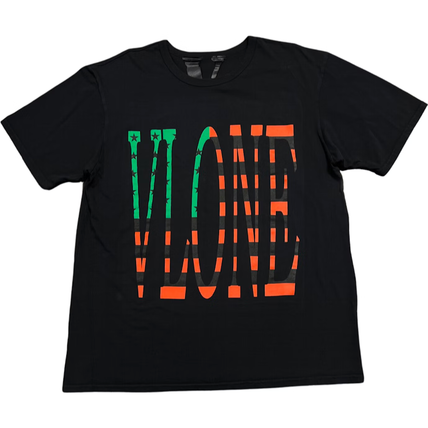 Vlone Power Staple Black Large Tee