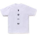 Bape Us College Multi Cam Sta White Tee