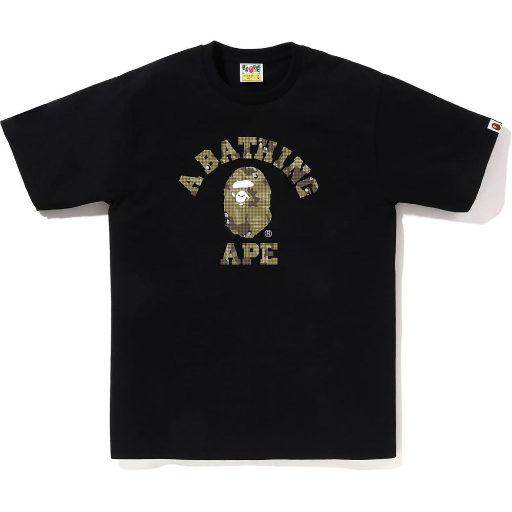 Bape Bitmap College Black Tee