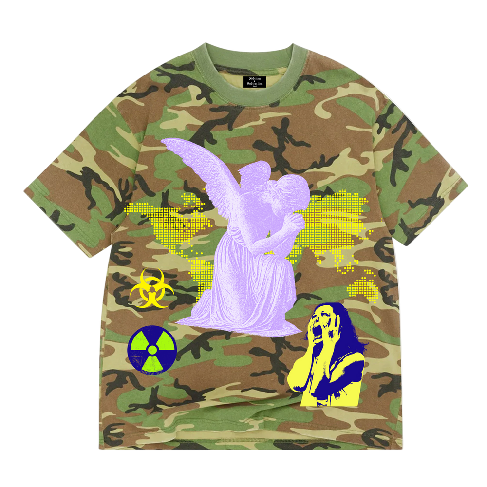 Addition By Subtraction Apocalypse Wow Camo Tee