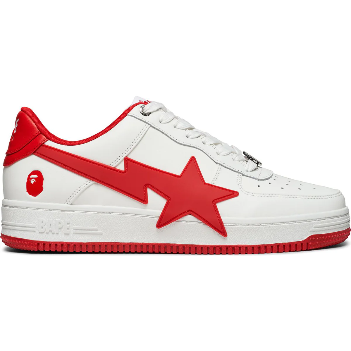 A Bathing Ape Bape Sta OS #2 White/Red