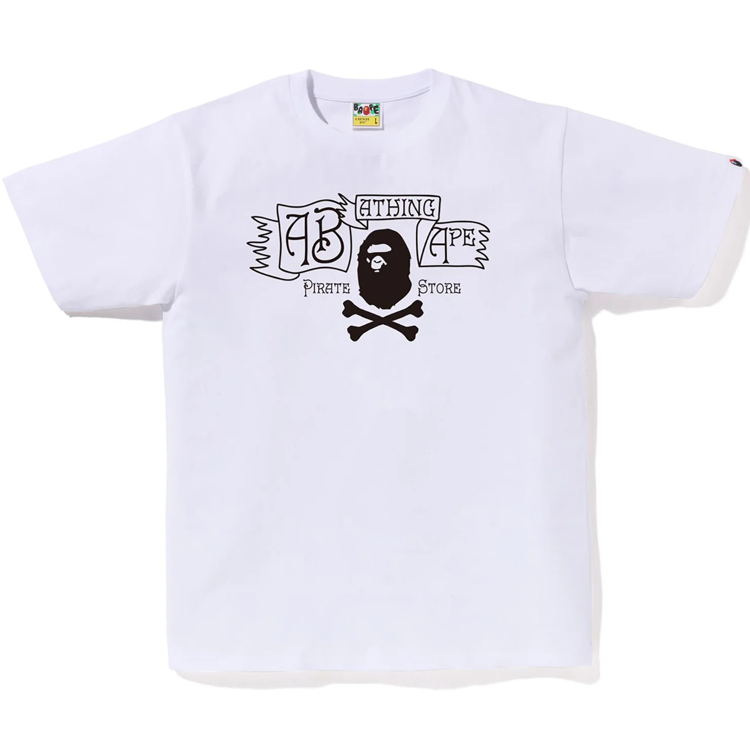 A Bathing Ape Crossbone Logo White Tee