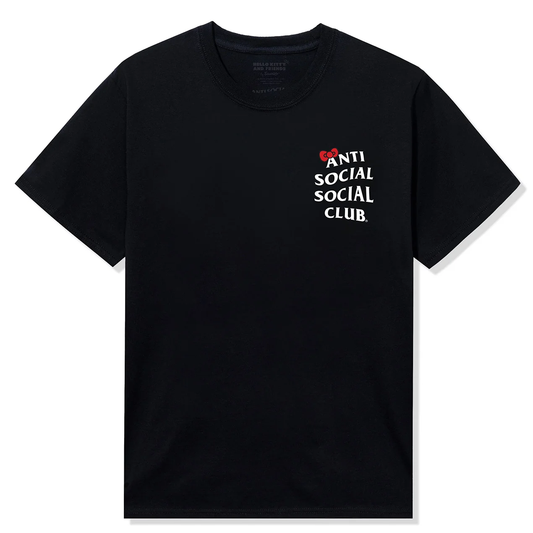Anti Social Social Club x Hello Kitty HK Faces Tee Black