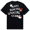 Anti Social Social Club x Hello Kitty HK Faces Tee Black