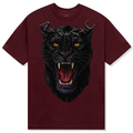 Anti Social Social Club Roar Maroon Heather Tee