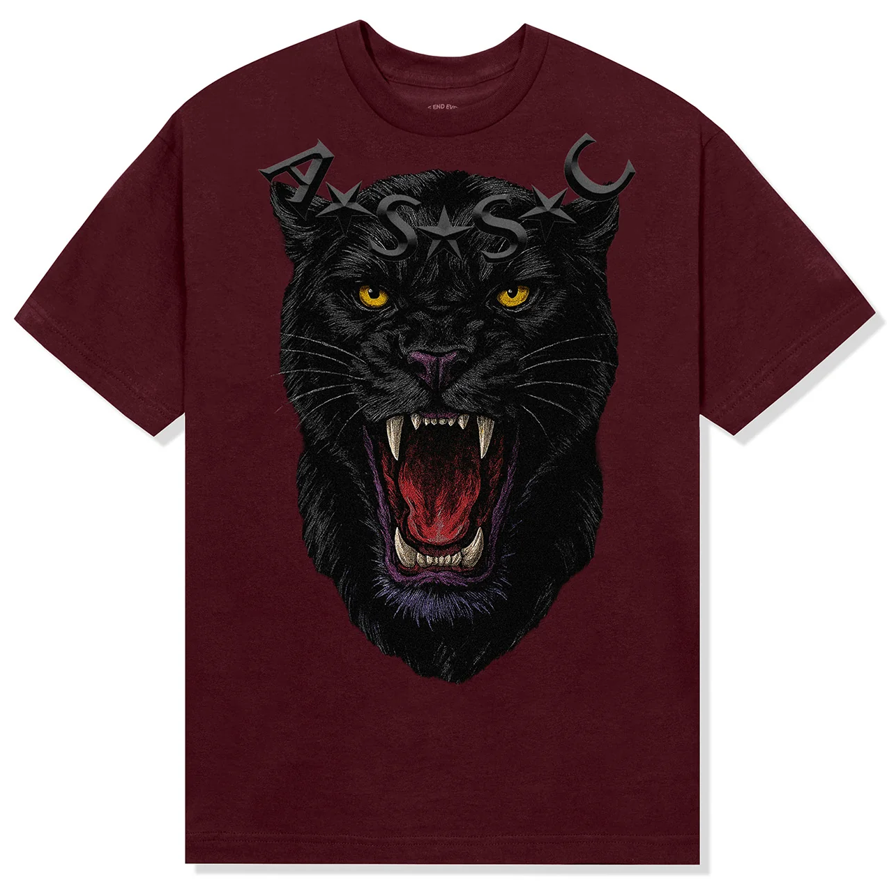 Anti Social Social Club Roar Maroon Heather Tee
