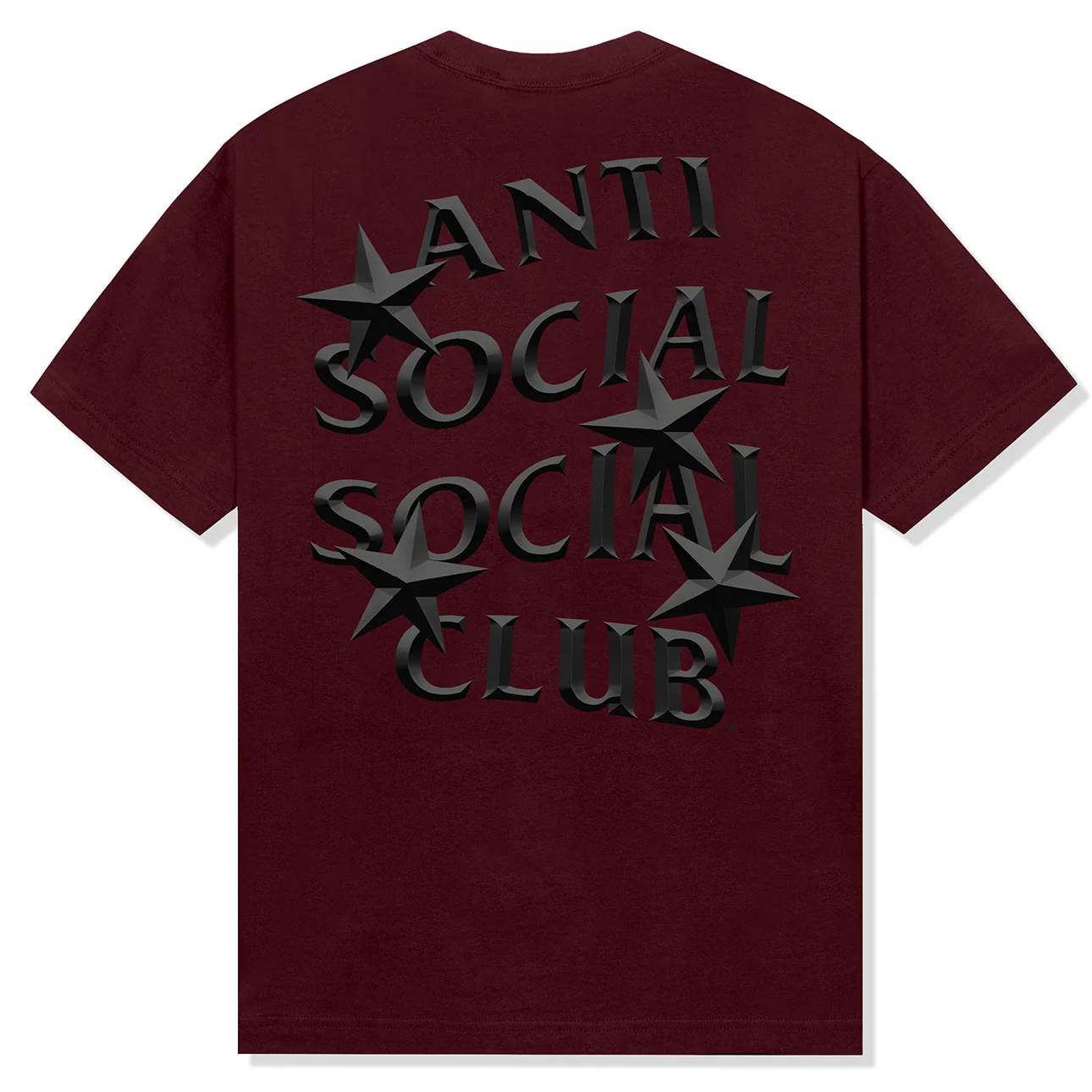 Anti Social Social Club Roar Maroon Heather Tee