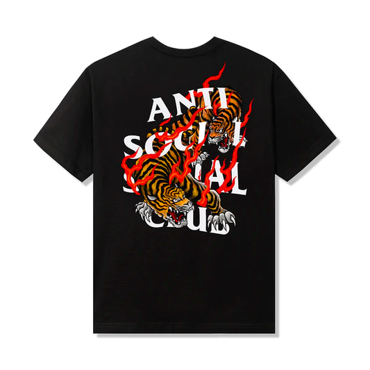 Anti Social Social Club Tiger Blood Black Tee