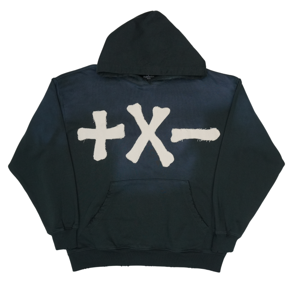 Addition By Subtraction Cut It Out Hoodie