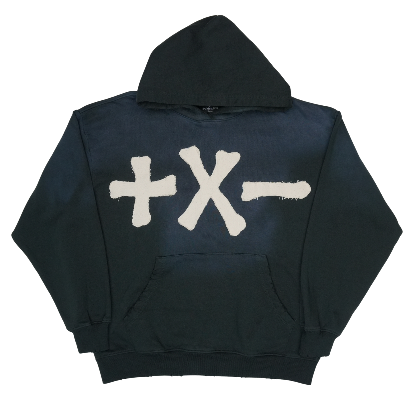 Addition By Subtraction Cut It Out Hoodie