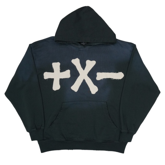 Addition By Subtraction Cut It Out Hoodie