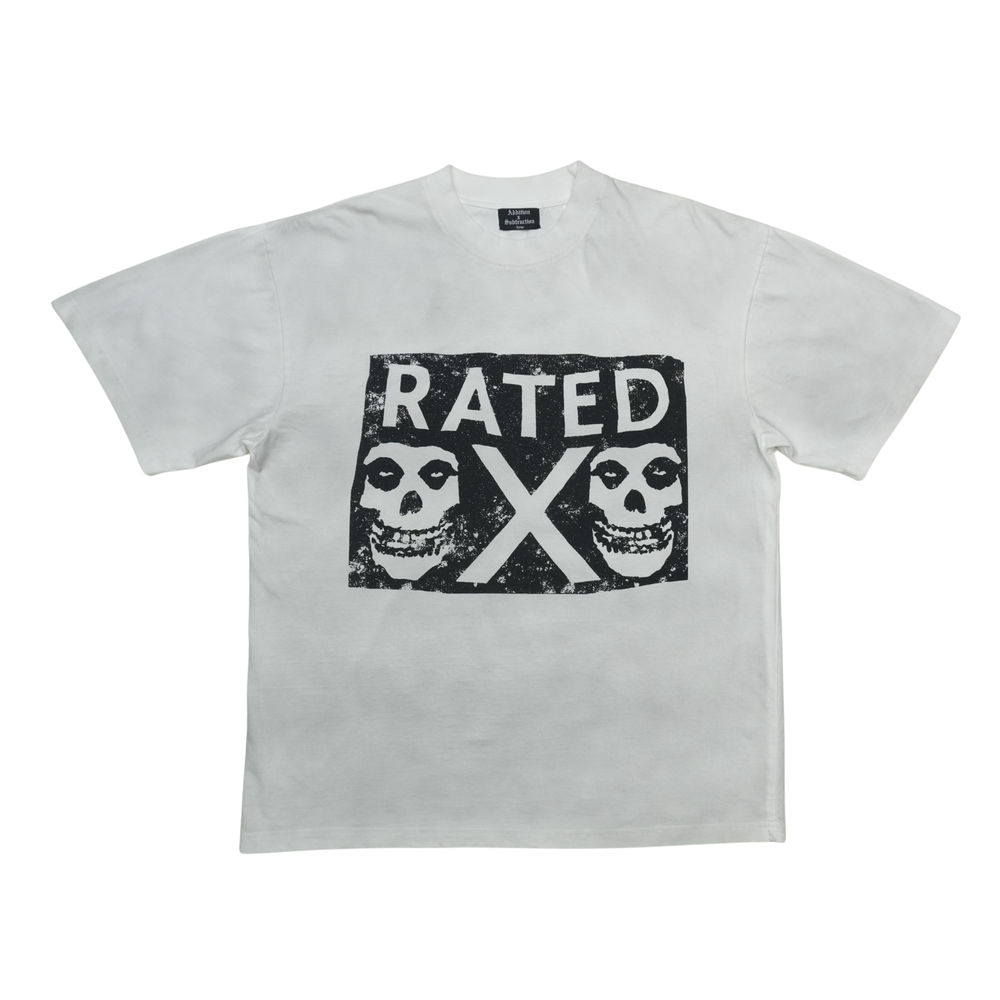 Addition by Subtraction Banned Dirty White Tee