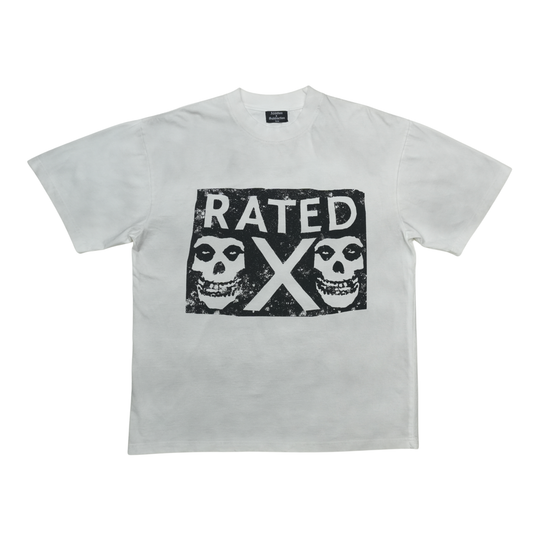 Addition by Subtraction Banned Dirty White Tee