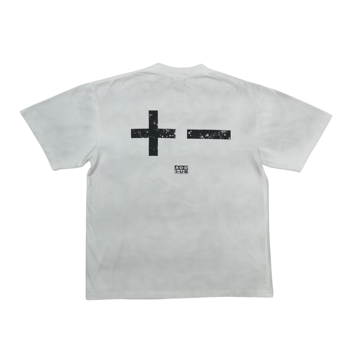 Addition by Subtraction Banned Dirty White Tee