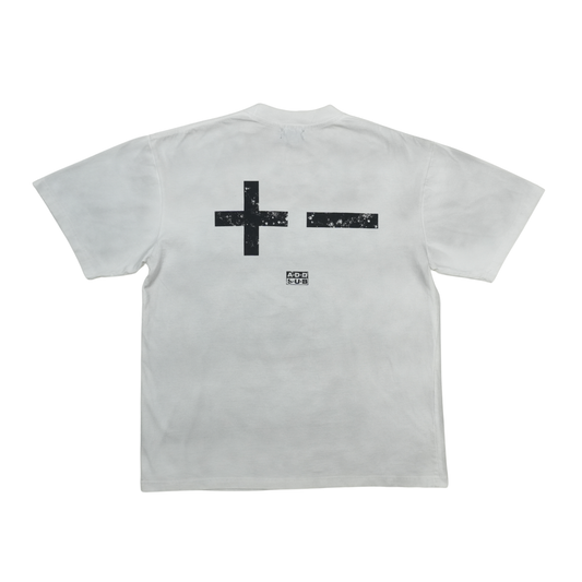 Addition by Subtraction Banned Dirty White Tee