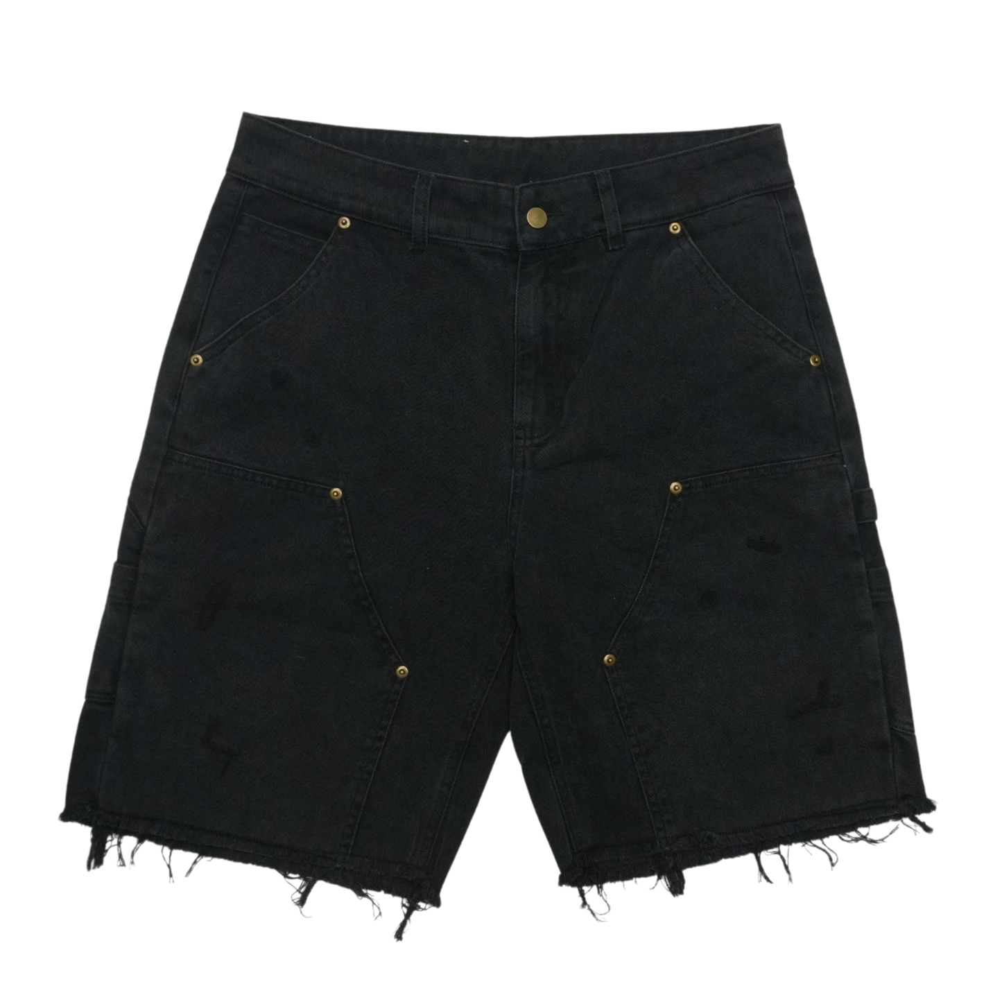 Addition by Subtraction Black Denim Short