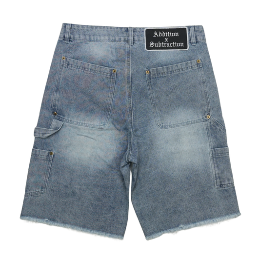 Addition by Subtraction Blue Denim Short
