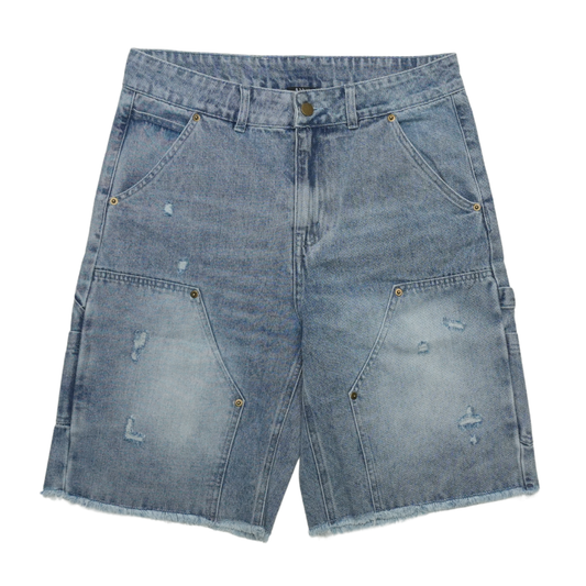 Addition by Subtraction Blue Denim Short