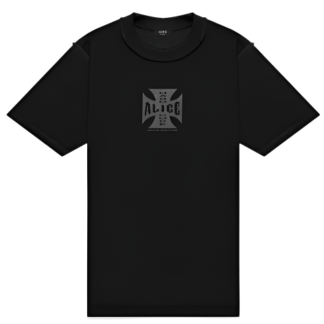 Alice Chopper Black Tee