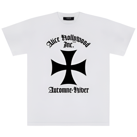 Alice Club Logo White Tee