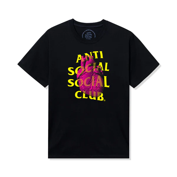 Anti Social Social Club Big Pulse Black Tee