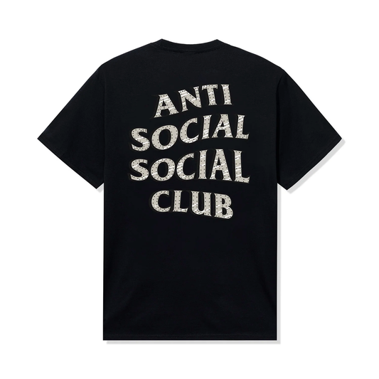 Anti Social Social Club Everything Is Just Fine Black Tee
