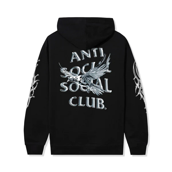 Anti Social Social Club Frantically Melting Black Hoodie