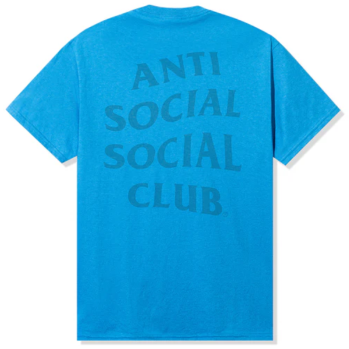 Anti Social Social Club Mind Games Tonal Blue Tee