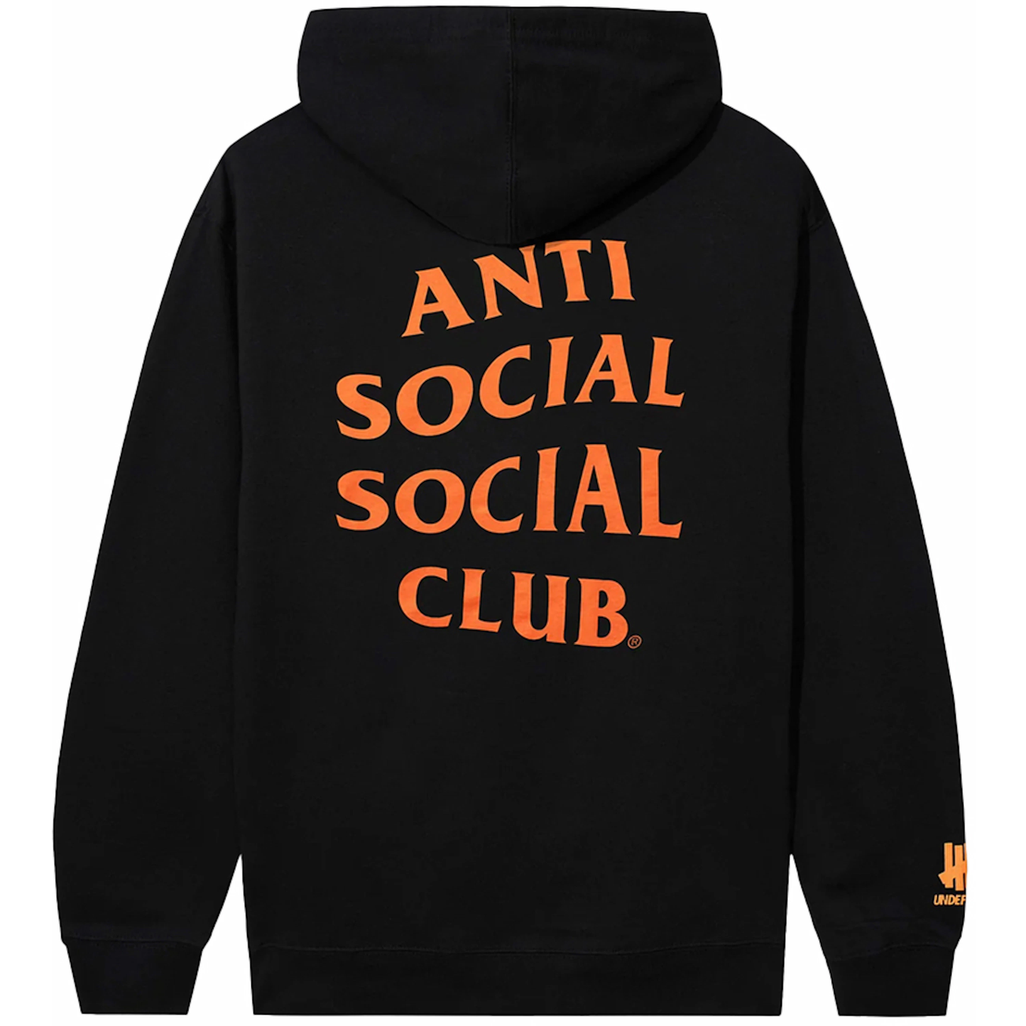 Anti Social Social Club x Undefeated Still Paranoid Black Hoodie WyCo Vintage Broadway