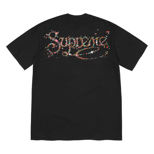 Supreme Gems black T-shirt, front view