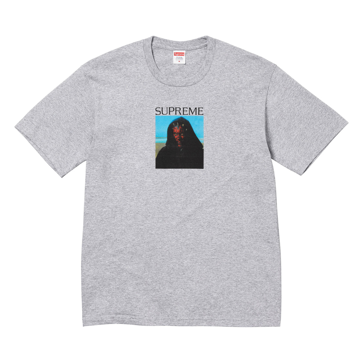 Supreme Sith heather grey T-shirt, front view
