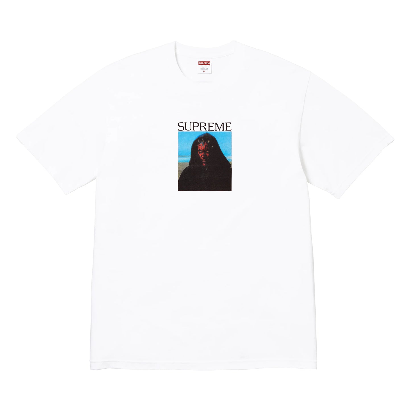 Supreme Sith white T-shirt, front view