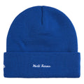 Supreme New Era Action royal beanie, back view