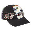 Supreme WFST black 6-panel cap, back view