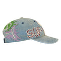 Supreme WFST denim 6-panel cap, detail view 2