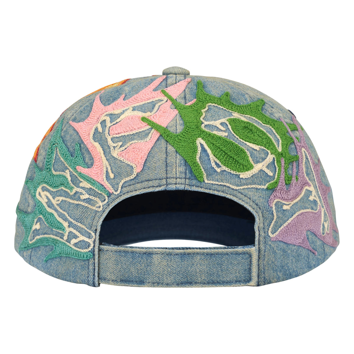 Supreme WFST denim 6-panel cap, detail view 3