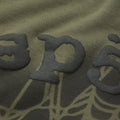 Sp5der Distressed OG Web V2 Olympian Long Sleeve fabric detail